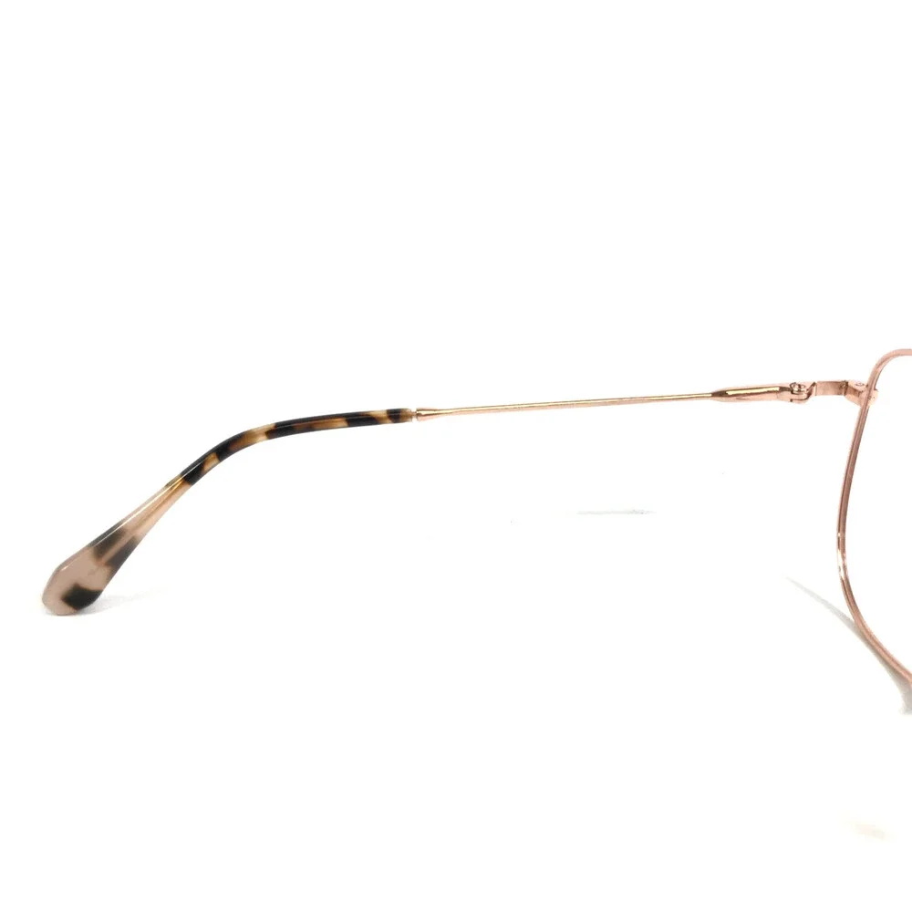 Gigi Studios Eyeglasses Frames LUZIA 64910/6 Brown Rose Gold Cat Eye 54-18-145